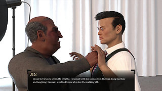 Cheating Asian Slut Wife Fucked by Big Cocks at Work