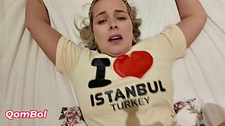 Busty Qombol Blonde MILF Pounded by Turkish Hotel Staff