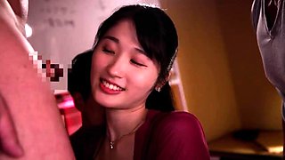 Hairy Asian housewife finds herself in hardcore gangbang
