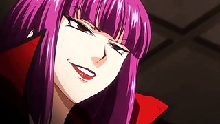 Hentai redhead gives blowjob and having sex