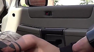 Facial Cumshot to Argentina in the Car