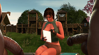 Learning Tribal Ways with Lara Croft ( Simulator 3D )