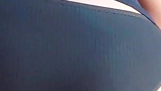 POV My Ass with Black Panties Causes Multiple Shots of Milk Before I Leave for Work