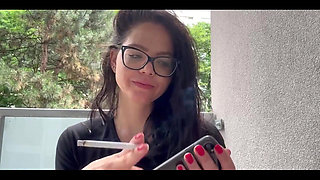 Smoking During Answering on My Fansly for Your Messages