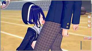 [hentai Game Koikatsu! ]have Sex With Big Tits Vtuber Otodama Tamako.3dcg Erotic Anime Video