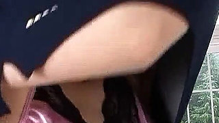 Skinny Candid Asian Teen with Hairy Pussy Banged by Boss