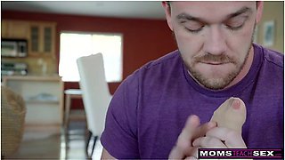 I Realized He Had A Step Mom Crush Going On Taking Care Of Busty Step Mom