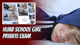 Asian Hijab School Girl Ask PE Teacher to Give Special Exam - Minokiiko