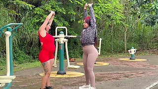 LESBIANS!! personalized YOGA classes on the street very