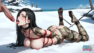 Sexy BDSM Play on the Beach Is the Hottest Way to Have a Bondage Orgasm!