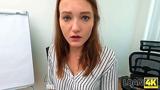 Loan4k. sweet beauty does splits when hardcore