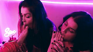 Radiant wench at pussy licking porn