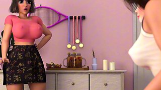 Double-cocked FUTA pounds her girlfriend in passionate DP