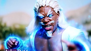 Tsunade vs. The Raikage's ass-kicking jutsu