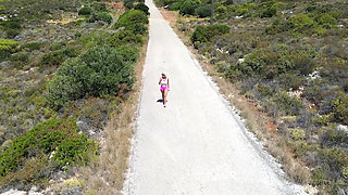 Hitchhiker Pissing 3 Time Out of Window of a Car in Motion