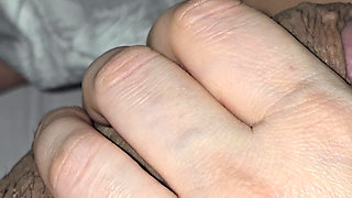 Step mom take step son out by handjob his big sick