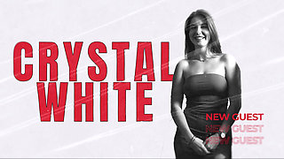 Fiery Crystal White, Runaway Bride Interview in Hardcore Anal Fucking with Two Big Cocks! Part 2