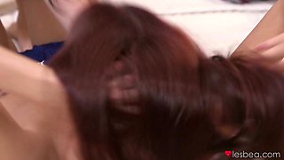 Asian Vixen's Wild Passion Rubs on Tender Teen Face