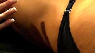 Brunette sucks guy's pole then he creams blonde's ass