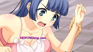 Anime MILF gets on all fours and begs for deep pounding