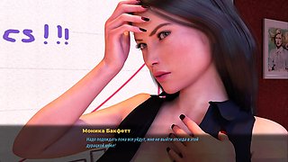 Naked cartoon ass gets dominated with mind control and face fucking