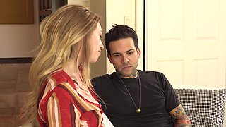 Lyra Law Tempts with Blonde Fire in Secretive Affair