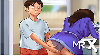 SummertimeSaga - Fondling Mature Stepmom In The Kitchen E2 # 33