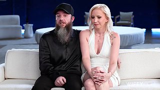 Norah Nova and Sadie Andrews as Tight Blonde Hotwives Take Brutal Pounding from Massive Big-Cock