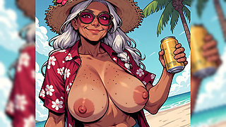 Tits Out at Beach