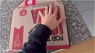 Food Delivery Innocent Does Not Know That They Have Already Paid For The Pizza!!!