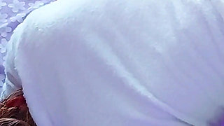 I Came so Much on Stepsister's Tits While Fucking in Her Bedroom