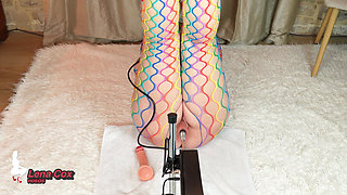 Tied up and Taken Hard by My Sex Machine