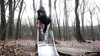 Cute curly brunette solo webcam masturbation