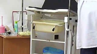 Gyno examination of blonde mature woman