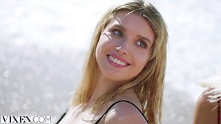 Christian Clay and Lika Star's double blowjob trailer by Vixen