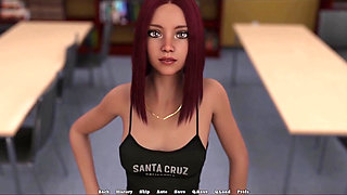 Law College - Meeting the Hot Brunette Britain Girl
