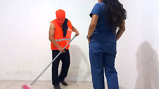 The Sweeper Has a Quick Adventure with the Presumptuous Nurse