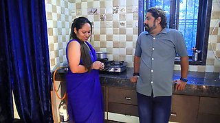 INDIAN WIFE GOT THE MOOD IN KITCHEN AND HER HUSBAND CAME AND HAD SEX WITH HER