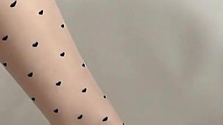 (006) Hot Shoejob Then Footjob with Cute Mules and Nylon Feet (1080p)
