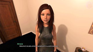 Woman point of view, 3d toon milf, surgery