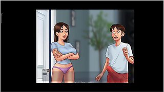 Summer Saga in Spanish - Scenes With Debbie - Debbie Is Very Playful!!!