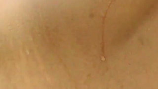 Two hot ebonies play with each other in bathroom