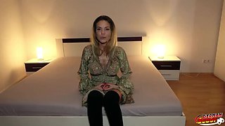 German MILF Abygale Fischer First Time Casting Fuck - Rough Hardcore Sex with Big Cock