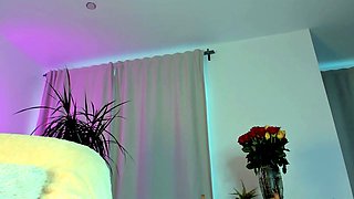 Stacked brunette goes solo toys and masturbation