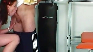 She just wanted to do a little sport - Suddenly she has a cock in her pussy