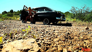 Monique Alexander Gets a Pussy Pounding in a Vintage Muscle Car