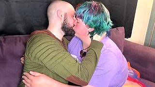 Panic When Admitting Your Crush - Squirting Orgy & Anal Sex with Roommates