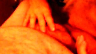 Blonde Granny Blowjob in a Bathroom