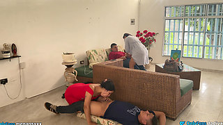 It Was Set up in the Living Room of the House, What a Good Fuck They Got.