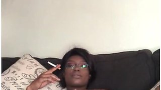 Smoking while teasing you with slow undressing